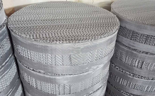 金屬絲網(wǎng)波紋填料案例